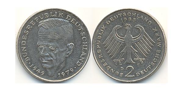 2 Mark West Germany (1949-1990) Copper/Nickel 