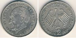 2 Mark Geschichte der Bundesrepublik Deutschland (1949-1990) Kupfer/Nickel 