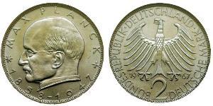 2 Mark Geschichte der Bundesrepublik Deutschland (1949-1990) Kupfer/Nickel 