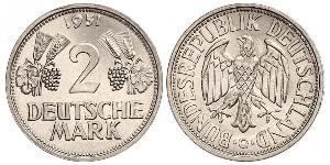 2 Mark Alemania Occidental (1949-1990) Níquel/Cobre 