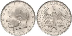 2 Mark Alemania Occidental (1949-1990) Plata 