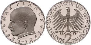 2 Mark Alemania Occidental (1949-1990) Plata 