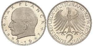 2 Mark Alemania Occidental (1949-1990) Plata 