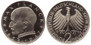 2 Mark Alemania Occidental (1949-1990) Plata 