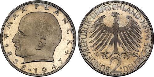 2 Mark Alemania Occidental (1949-1990) Plata 