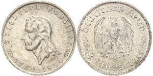 2 Mark Alemania nazi (1933-1945) Plata 