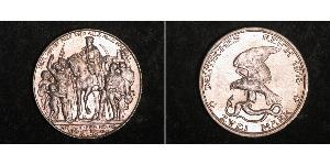 2 Mark Reino de Prusia (1701-1918) Plata 