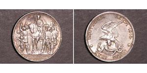 2 Mark Reino de Prusia (1701-1918) Plata 