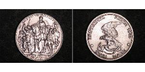 2 Mark Reino de Prusia (1701-1918) Plata 