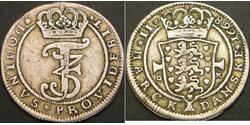 2 Mark Dänemark Silber 