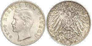 2 Mark Königreich Bayern (1806 - 1918) Silber Otto (Bayern)(1848 – 1916)