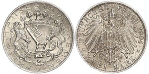 2 Mark Bremen (state) Silver 