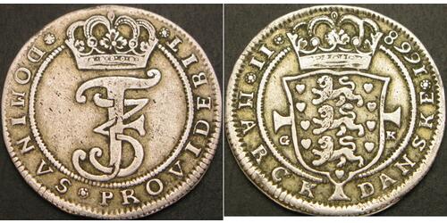 2 Mark Denmark Silver 
