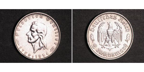 2 Mark Nazi Germany (1933-1945) Silver 