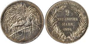 2 Mark New Guinea 銀 