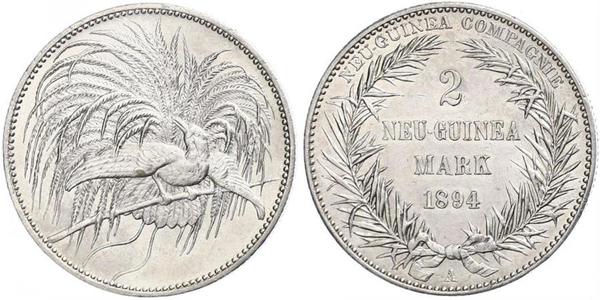 2 Mark New Guinea 銀 