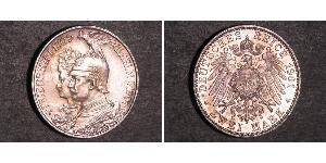 2 Mark 普魯士王國 (1701 - 1918) 銀 威廉二世 (德国)