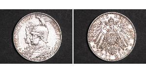 2 Mark 普魯士王國 (1701 - 1918) 銀 威廉二世 (德国)