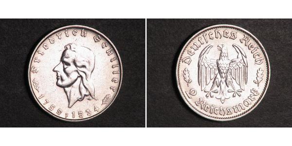 2 Mark 納粹德國 (1933 - 1945) 銀 