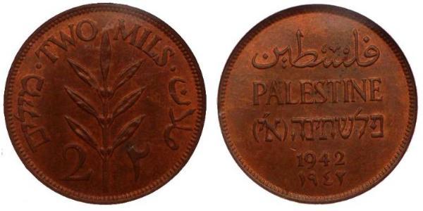 2 Mill Palestine 青铜 
