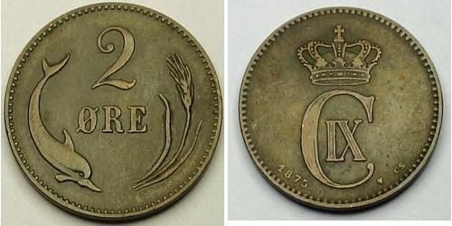 2 Ore Danemark Bronze 