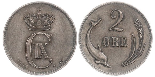 2 Ore Danemark Bronze 