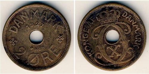 2 Ore Denmark Bronze 