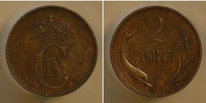 2 Ore Dänemark Bronze 