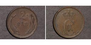 2 Ore Dänemark Bronze 