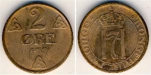 2 Ore Norvège Bronze 