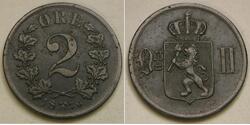 2 Ore Norway Bronze 