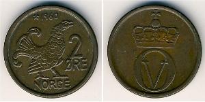 2 Ore Norway Bronze 