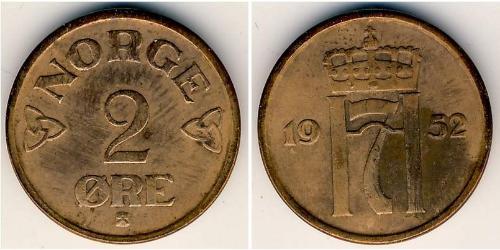 2 Ore Norway Bronze 