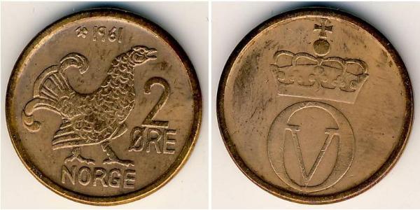2 Ore Norway Bronze 