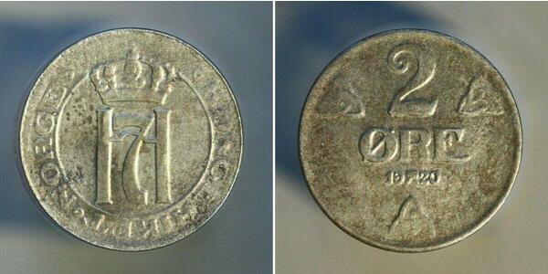 2 Ore Norway Bronze 