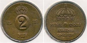 2 Ore Schweden Bronze 