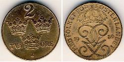 2 Ore Suède Bronze 