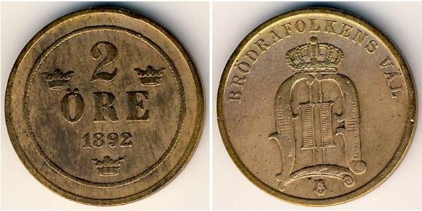 2 Ore Svezia Bronzo 