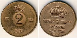 2 Эре Швеция Бронза 