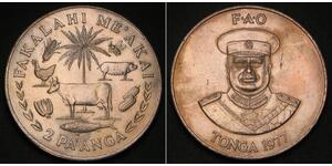 2 Paanga Tonga Níquel/Cobre 
