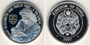 2 Paanga Tonga Silver 