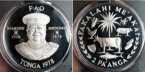 2 Paanga Tonga Silver 