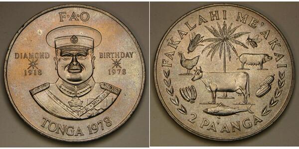 2 Paanga Tonga Silver 