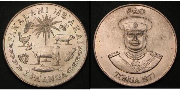 2 Paanga Tonga 銅/镍 