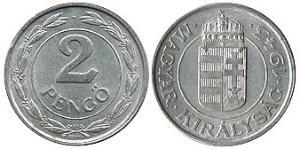 2 Pengo Hungary (1989 - ) Aluminium 