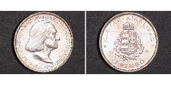 2 Pengo Reino de Hungría (1920 - 1946) Plata Franz Liszt