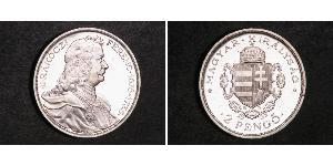 2 Pengo Reino de Hungría (1920 - 1946) Plata 