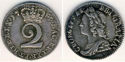 2 Penny Regno Unito  Argento 
