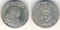 2 Penny Regno Unito  Argento 