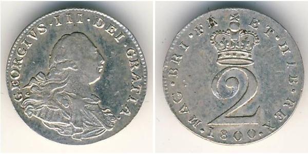 2 Penny Regno Unito  Argento 